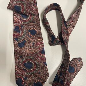 Christian Dior Paisley Silk Tie